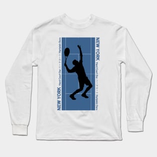 Tennis Serve Grand Slam New York Long Sleeve T-Shirt